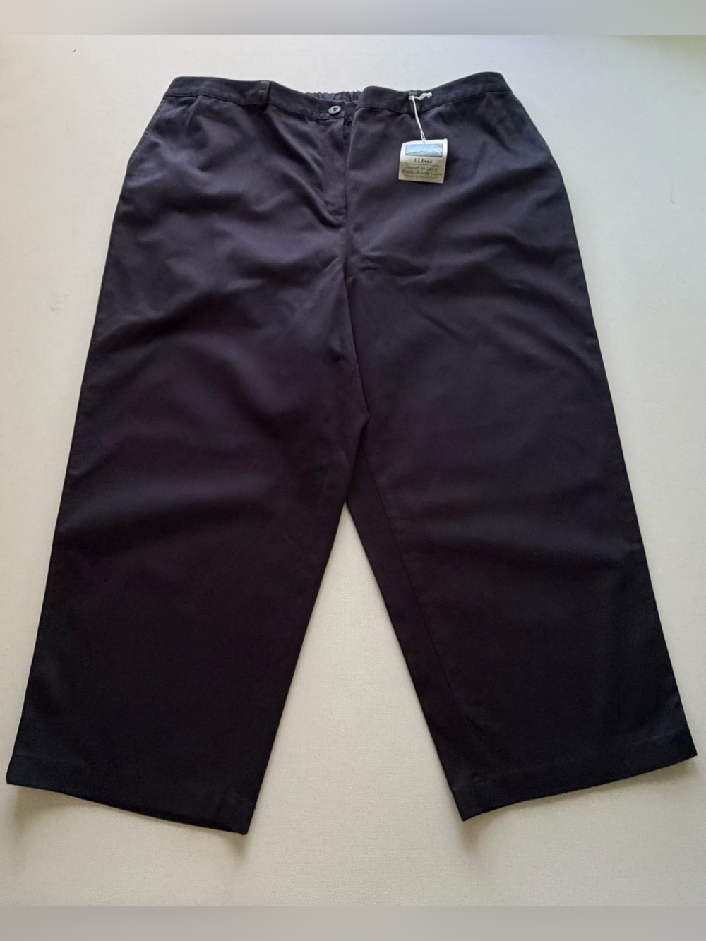 L.L. Bean Women's Black Straight-Leg Pants